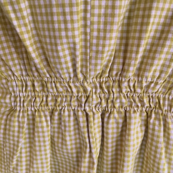 Sunset Rd Summer Blazer Golden Gingham S 8 - Picture 3 of 13
